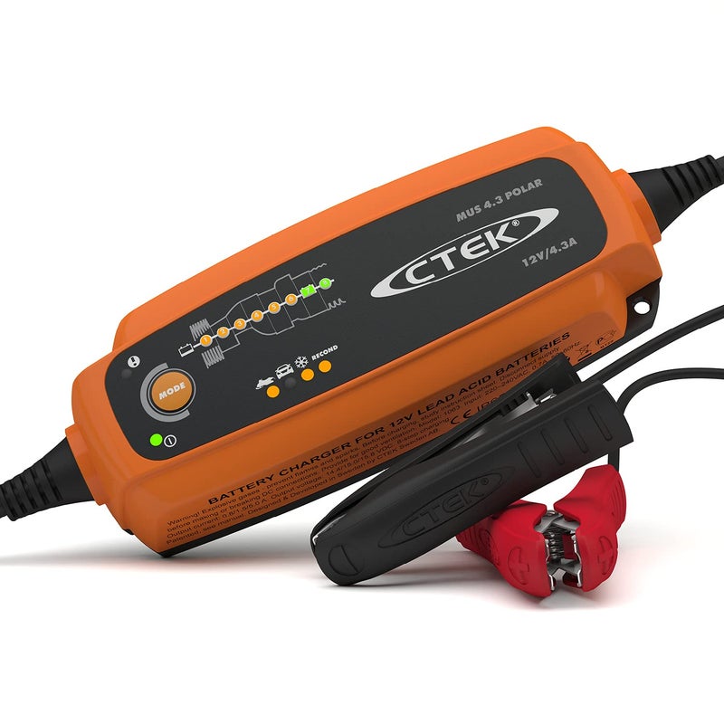 CTEK 56-958 MUS 4.3 Polar 12 Volt | Fully Automatic Extreme Climate 8 Step Battery Charger - Image 1